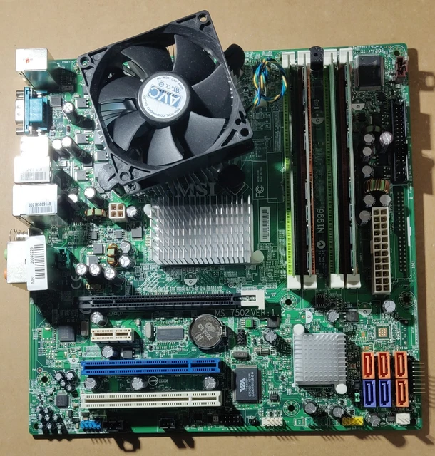 MSI Ms-7318 Ver:1.1 Intel Presa 775 DDR2 Matx Scheda Madre MSI Ms-7318 Ver:1.1 Intel Presa 775 DDR2 Matx Scheda Madre