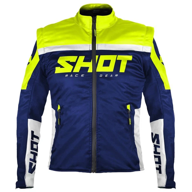 Shot Fahrerjacke Softshell Lite 3.0 Navy/Neon Gelb