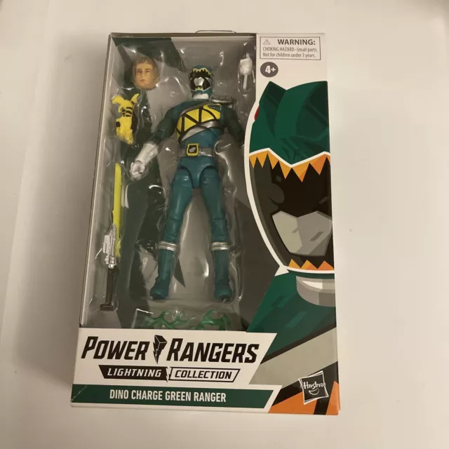 Mighty Morphin Power Rangers Dino Charge Green Ranger Lightning Action Figure