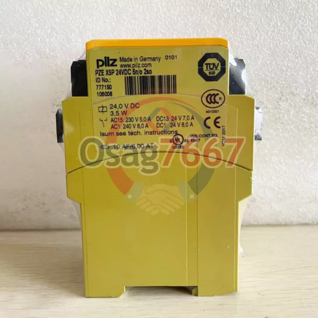 ONE PILZ 777150 PZE X5P Safety Relay New