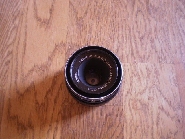 50954  CARL ZEISS JENA DDR Objektiv TESSAR T 2.8/50 Adlerauge 50mm F/2.8 BASTLER