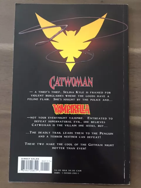 Catwoman & Vampirella: Furies #1 1997 NM/NM+ Batman DC/Harris Comics 2