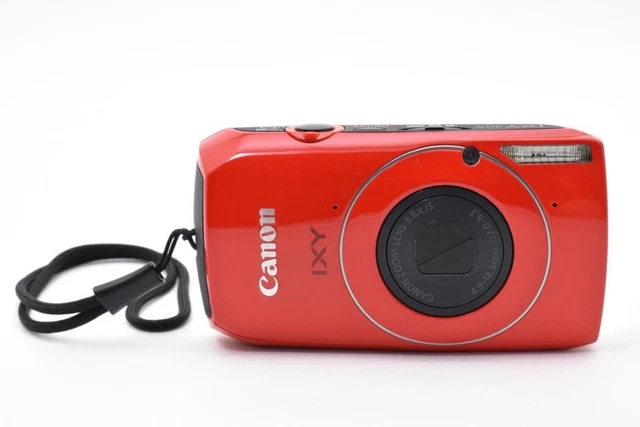 CANON IXY 30S Red Compact Digital Camera Tested Working Seller