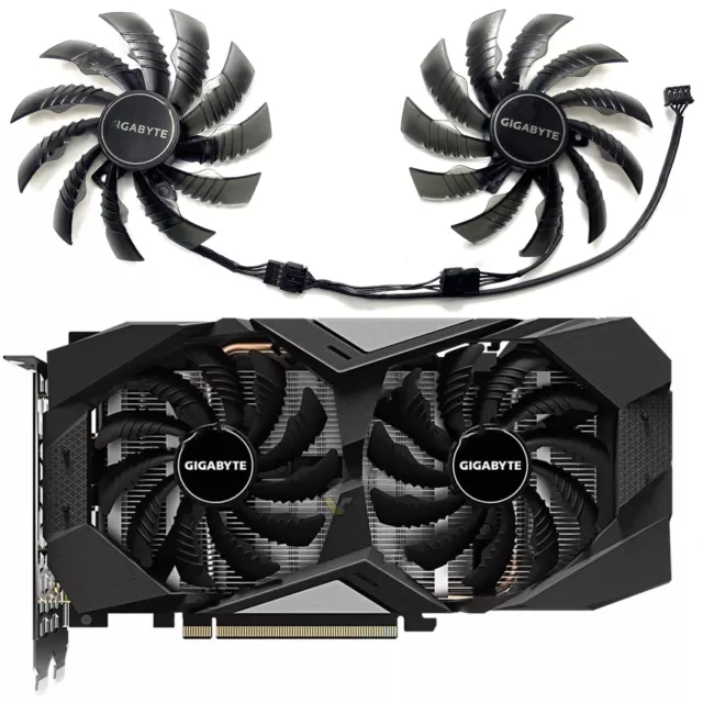 For GIGABYTE RTX2060S 2070 GTX1660Ti 1660 Video Card Cooling Fan PLD10010S12HH