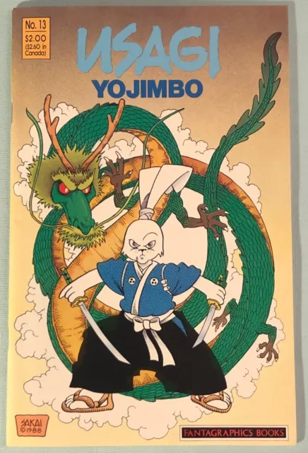 Usagi Yojimbo #13 NM- 1989 Fantagraphics Stan Sakai Digger Duckbill Scott Shaw