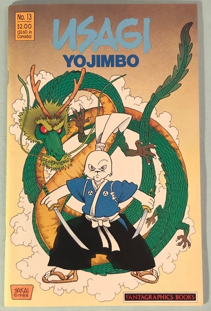 Usagi Yojimbo #13 NM- 1989 Fantagraphics Stan Sakai Digger Duckbill Scott Shaw