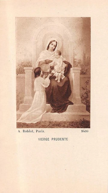 OLD nice  rare Holy cards from 1950"H7827" Holy madonna