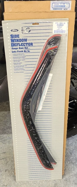 NOS OEM 93-11 Ford Ranger In Channel Side Window Deflector Std Cab Vent Shade NOS OEM 93-11 Ford Ranger In Channel Side Window Deflector Std Cab Vent Shade