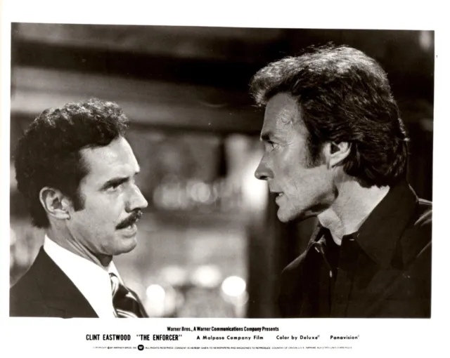 CLINT EASTWOOD THE Enforcer Warner Bros Movie Official 8x10 Press Promo ...