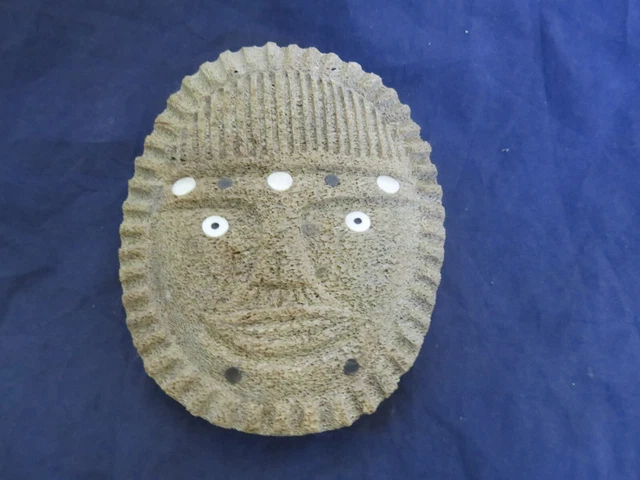 Rare Native American Pacific Northwest Coast Alaska Inupiaq Inuit Mask c.1940's
