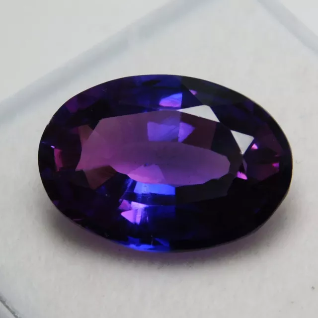 Natural Tanzanite Purple Oval Shape Certified 9 Ct Rare Loose Gemstone