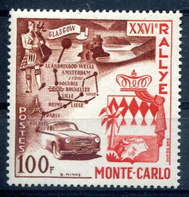 Monaco 1956 560 ** Postfrisch Rallye Monte Carlo 25€ (49857