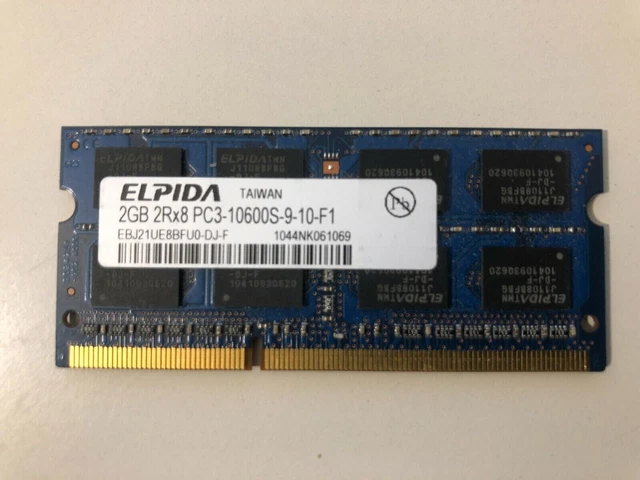 2GB DDR2 800MHz PC2 6400 6400S SODIMM 200-pin 1,8V CL6 niet-ECC ongebufferd notitieboek werkgeheugen