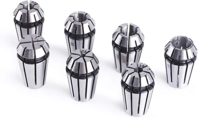 Genmitsu 7Pcs ER11 Spring Collet Set for CNC Engraving Milling Lathe Tool 1.0Mm-