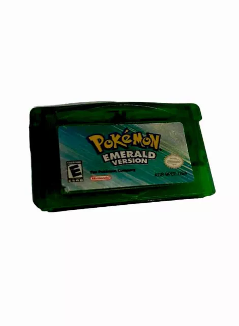 Pokemon Emerald Version - AUTHENTIC - Nintendo Game Boy Advance GBA - Dry Batt