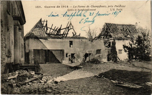 CPA AK Militaire BARCY - La Ferme de Champfleury (361668)