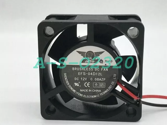 NEW EFS-04D12L DC12V 0.08AZP 4CM 40*20MM 4020 40mm Cooling Fan free shipping