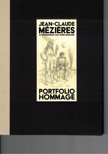 Mézières portfolio hommage 99 ex numéroté et signé