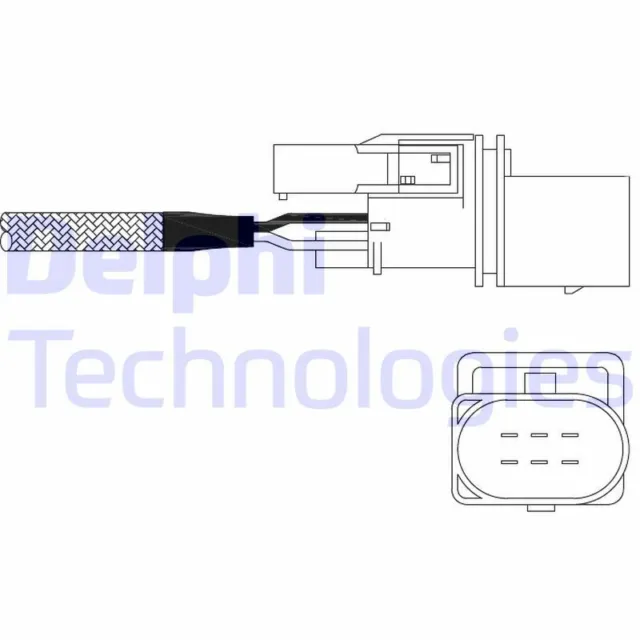 DELPHI Sonde Lambda Convient pour Mercedes-Benz Classe C CLK E SLK Sprinter