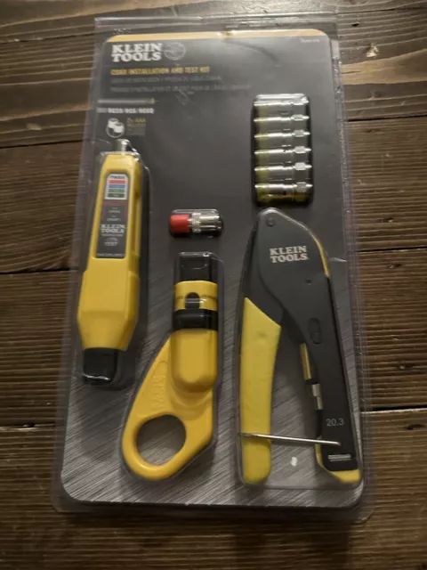 Klein Tools Vdv002-818 Coax Cable Installation & Test Kit