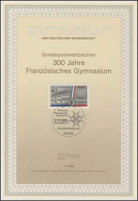 ETB 17/1989 Französiches Gymnasium