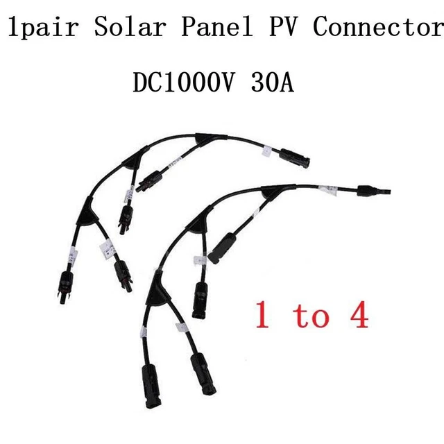 Pratico Solare PV Connettori Femminile Adattatore Rame Stagnato Pannello