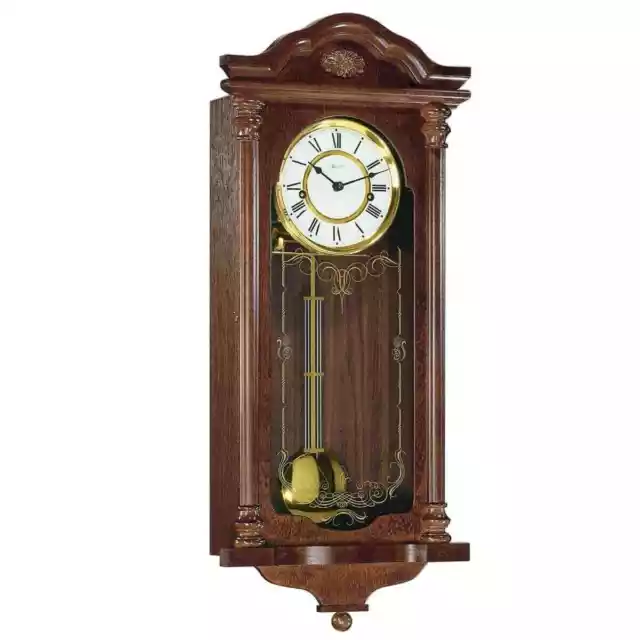 Hermle Fulham Walnut Keywound Striking Wall Clock 70509-030141