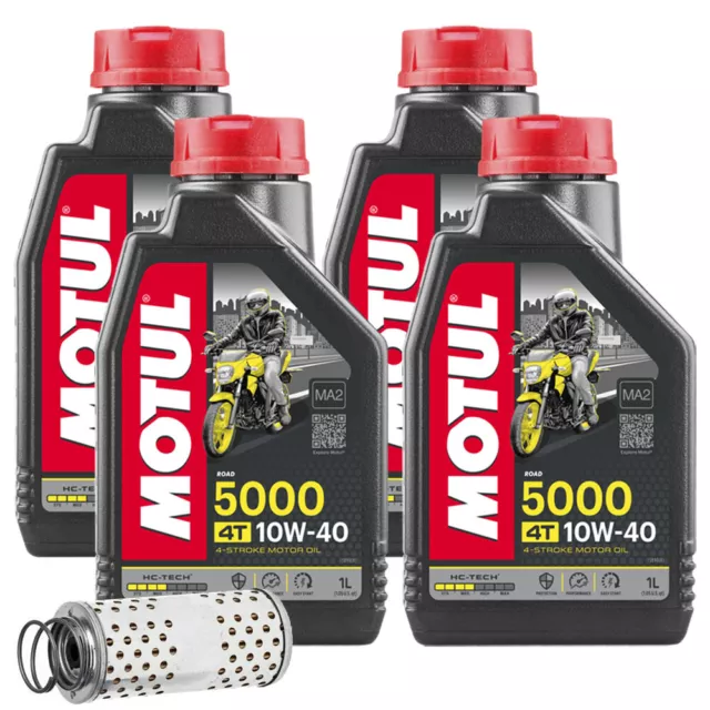 TAGLIANDO OLIO MOTUL 5000 10W40 FILTRO MOTO GUZZI V9 Bobber 850 2016-2020