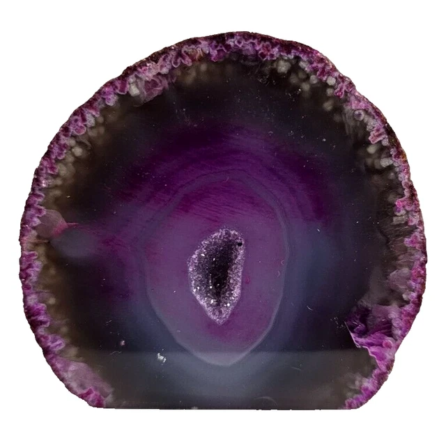 Achatgeode Amethyst  Druse Kristall Edelstein Achat Geode Bergkristall Quarz