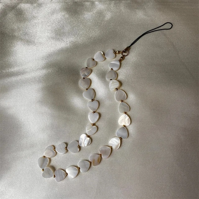 Shell Beaded Phone Charm Phone Strap Mobile Phone Lanyard Mobile Phone Chain