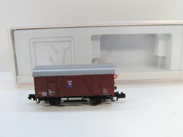 Arnold N 4407 Wagon de Marchandise Couvert " Extincteur ", Dc, Top IN Ovp #15993