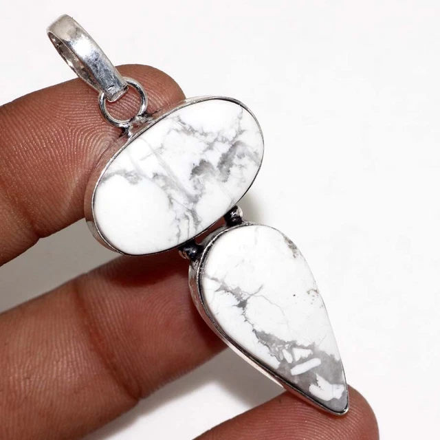 Ciondolo Piatto In Lepidolite Con Occhiello In Argento 925 - Diversi Modelli. - Italia - Foto 8