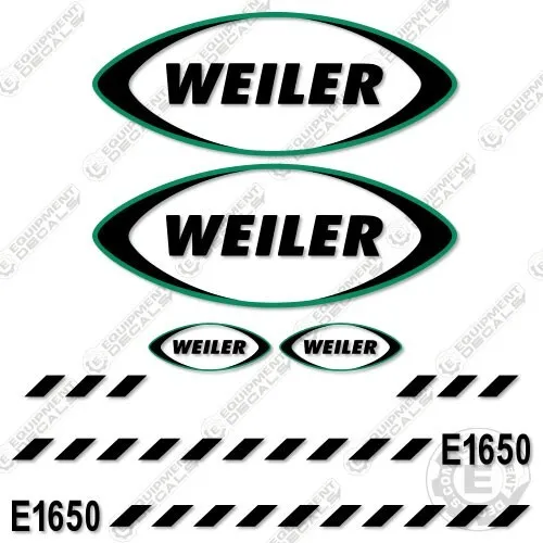 Weiler E1650 Decal Kit Remixing Transfer Vehicle Replacement Set - 3M Vinyl!
