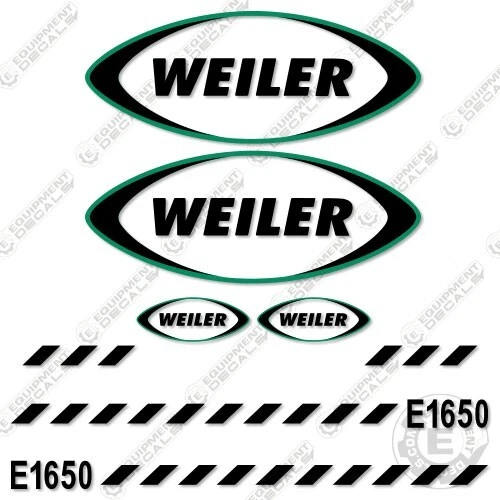Weiler E1650 Decal Kit Remixing Transfer Vehicle Replacement Set - 3M Vinyl!