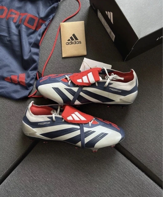 ADIDAS PREDATOR ELITE Tongue FG Roteiro FG (Blue/Sliver) Size UK 11 £ ...
