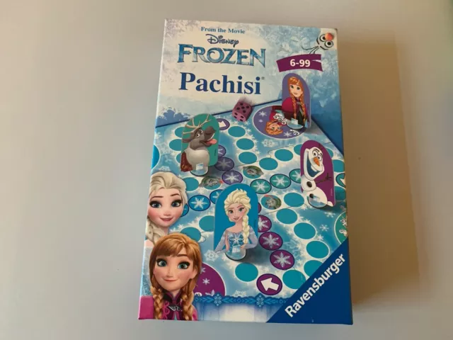 Frozen Pachisi Ravensurger Elsa Anna Olaf Disney Spiel GEBRAUCHT 23448