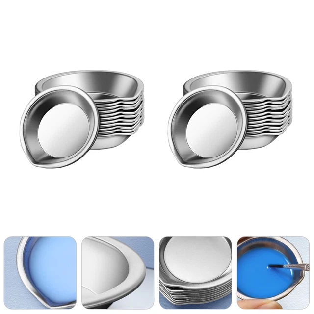 Compartimento de color redondo bandeja de metal pintura bandeja de postre metal pintura bandeja