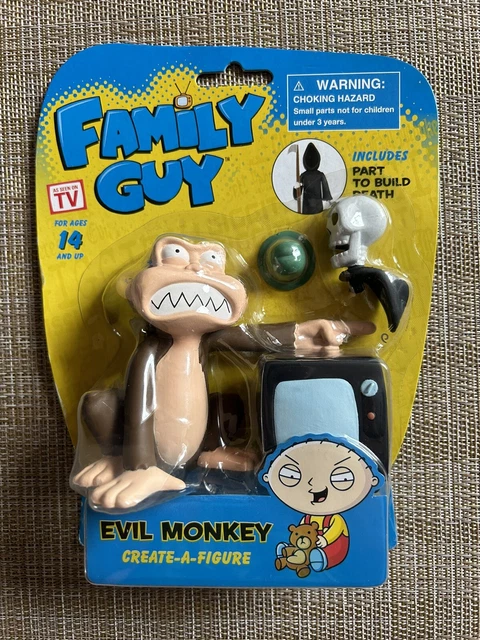 Family Guy (EVIL MONKEY) Action Figure 2013 Exclusive Create-A-Figure Family Guy (EVIL MONKEY) Action Figure 2013 Exclusive Create-A-Figure