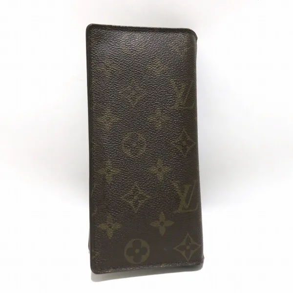 Louis Vuitton Portefeuille Brazza M61697 Wallet Free Shipping [Used]
