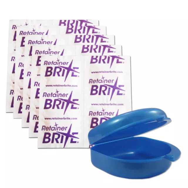 Retainer Brite Sample & Case ~ Storage Aligner Box & Cleaning Tablets Unboxed