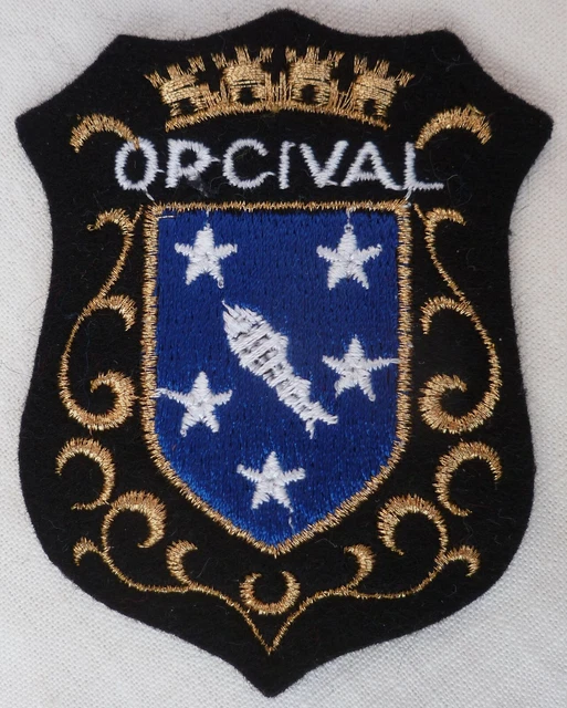 Blason ancien GAP Insigne Patch écusson imprimé carton tissu circa 1945 FRANCE