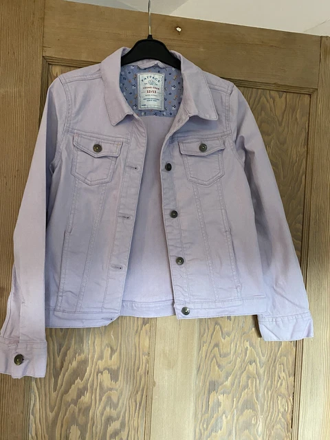 Fat face sales white denim jacket