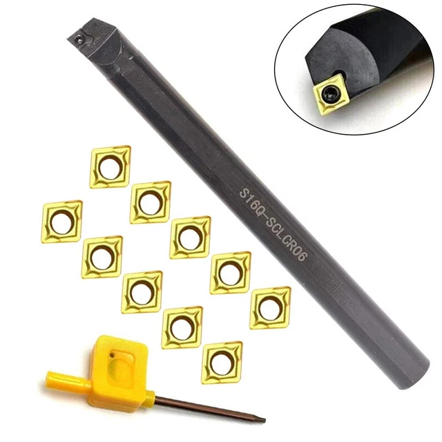 Cost effective Machining Solution with S16QSCLCR06 Internal Lathe Boring Bar