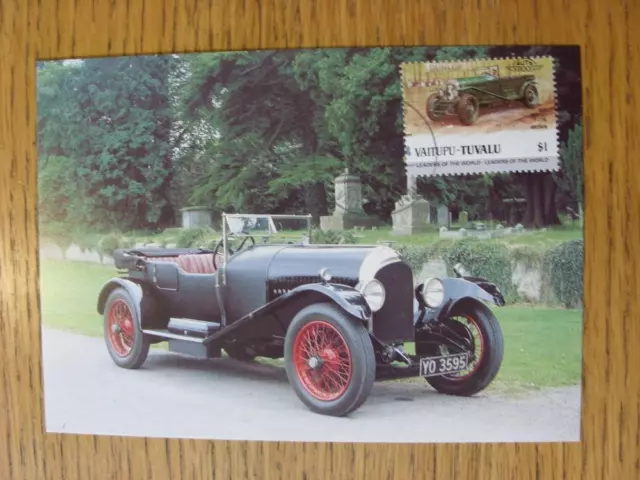 07/09/1984 Motor Car: Auto100 Postcard - Bentley 3 Litre 1927 [Stamped/Franked: