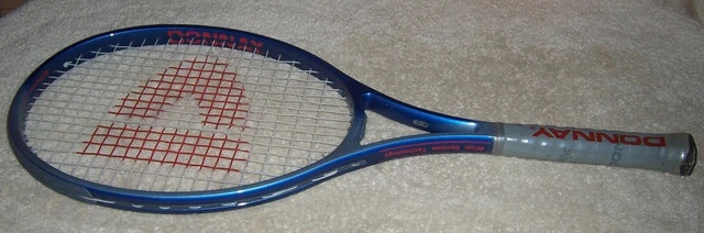 Raquette De Tennis Vintage Donnay APR Viper, Bleu Et Violet, Avec Housse