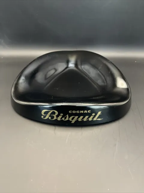 Rare Bisquit Cognac Vintage Ashtray - French Made - Highly Sought