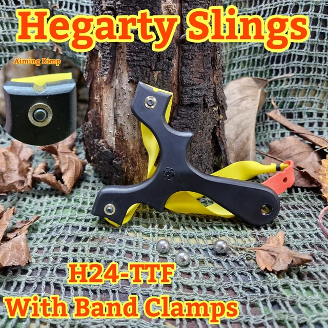 Fionda Catapulta Hegarty APSAT-75 ST In Polipropilene Nero – Imbracatura Inclusa – Caccia - Foto 4