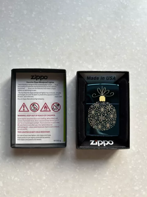 Zippo 2022 Christmas Holiday Ornament Design Museum Exclusive