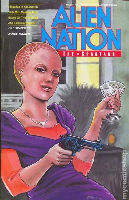 Alien Nation the Spartans #2 VG 1990 Stock Image Low Grade