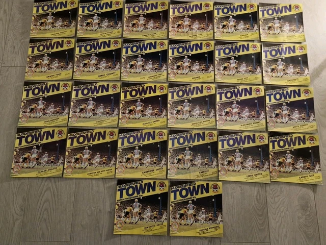 HUDDERSFIELD TOWN 19831984 Full Season Of 26 Home Programmes £19.99